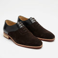Chaussures Derby Homme Noir & Marron – Cuir et Daim