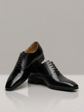 Chaussures Richelieu Homme Noires – Cuir Véritable & Finition Premium