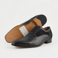 Chaussures Oxford Homme Noir – Cuir & Daim Élégant